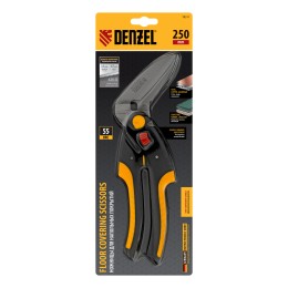 Denzel Ножницы для напольных покрытий, 250 мм, нержавеющая сталь, функция перерезания 78311