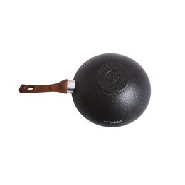 Кукмара Сковорода WOK 28/9,5 см с ручкой, АП линия "Granit ultra" (Blue) свкгг280а