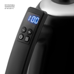 GALAXY Чайник электрический LINE GL0343/чёрный нефрит