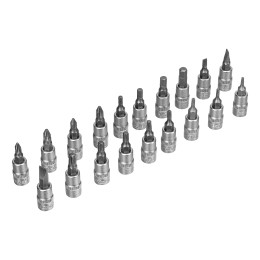 Сибртех Набор инструментов, 1/2", 3/8", 1/4", пластиковый кейс 160 предм. 14172