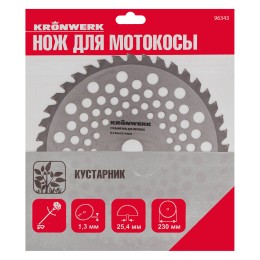 Kronwerk Нож для триммера 230х25,4, 40 зубьев 96343