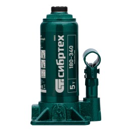 Сибртех Домкрат гидравлический бутылочный, 5 т, 180-340 мм 50803