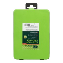 Сибртех Набор сверл 2.5-10.2, метчиков М3-М12, 15 предметов 77305