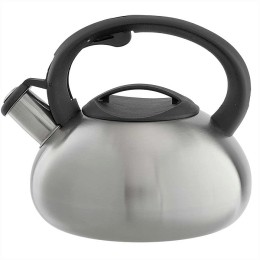 WEBBER Чайник со свистком 2,5 л из нержавеющей стали, индукционное дно, сатин BE-0599 черный