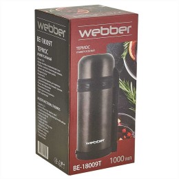 WEBBER Термос 1000 мл BE-18009T коричневый