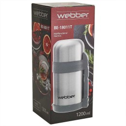 WEBBER Термос 1200 мл BE-18011T серый