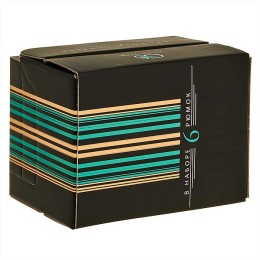 ДЕКОСТЕК Набор 6 рюмок, 60 мл RNLDZP134 "Лиловая дымка & мрамор"