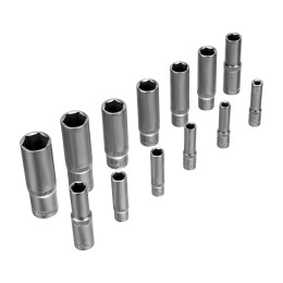 Сибртех Набор инструментов, 1/2", 3/8", 1/4", пластиковый кейс 160 предм. 14172