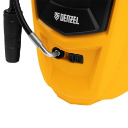 Denzel Моечная машина высокого давления R-170D, 2000 Вт, 170 бар, 360 л/ч, с барабаном 58229
