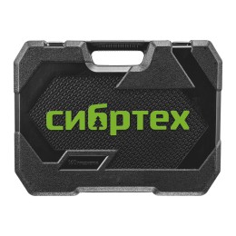 Сибртех Набор инструментов, 1/2", 3/8", 1/4", пластиковый кейс 160 предм. 14172