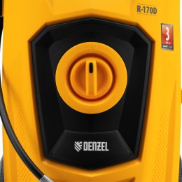 Denzel Моечная машина высокого давления R-170D, 2000 Вт, 170 бар, 360 л/ч, с барабаном 58229