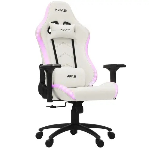 Кресло игровое KFA2 Gaming Chair 01 RGB SE White
