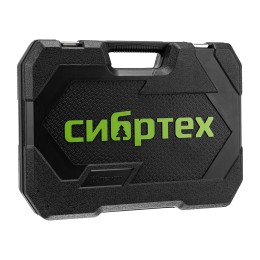 Сибртех Набор инструментов, 1/2", 3/8", 1/4", пластиковый кейс 160 предм. 14172