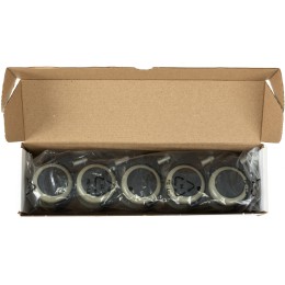 Бюрократ Набор колес CastorSet3850/PU черный для паркета/ламината