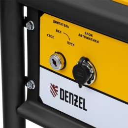 Denzel Генератор бензиновый PS-95EA-PRO, 9,5 кВт, 230 В, 40 л, разъём ATS, эл.старт 946935
