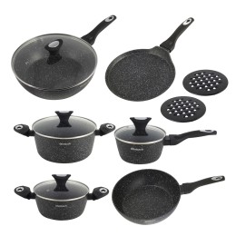 Kamille Набор посуды Ofenbach NB 100520 (12 предметов) из алюминия с мраморным покрытием