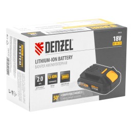 Denzel Батарея аккумуляторная IB-18-2.0, Li-Ion, 18 В, 2.0 А/ч 28433
