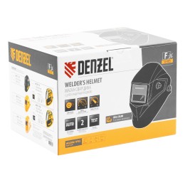 Denzel Щиток защитный лицевой (маска сварщика) F6, см. окно 93х43, Real Color, DIN4/5-8/9-13 89716