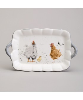 Lefard Блюдо Funny Hens 23,5*14*2,5 См 358-2291