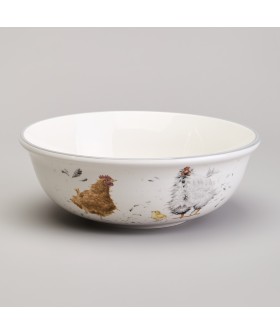 Lefard Салатник Funny Hens 21,5*7,5 См 1200 Мл 358-2306 Lefard Салатник Funny Hens 21,5*7,5 См 1200 Мл 358-2306