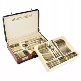 Kamille Набор столовых приборов 72 предмета KM 5216 в чемодане
