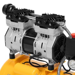 Denzel Компрессор DLS950/24 безмаслянный малошумный 950 Вт, 165 л/мин, ресивер 24 л 58026