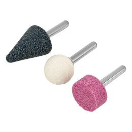 Denzel Пневмошлифмашина прямая PGS25000, 25000 об/мин, 10 шлиф. камней, цанга - 3, 6 мм, 113 л/мин 57464