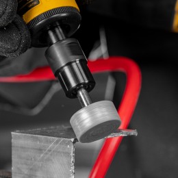 Denzel Пневмошлифмашина прямая PGS25000, 25000 об/мин, 10 шлиф. камней, цанга - 3, 6 мм, 113 л/мин 57464