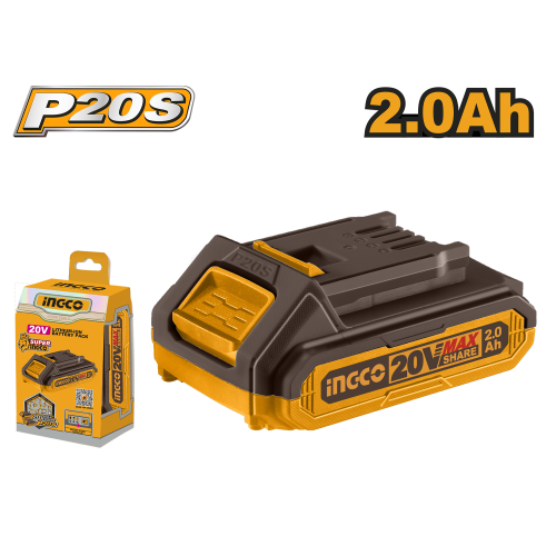 Аккумуляторная батарея Li-ion 2.0Ah 20V INGCO FBLI20011 INDUSTRIAL