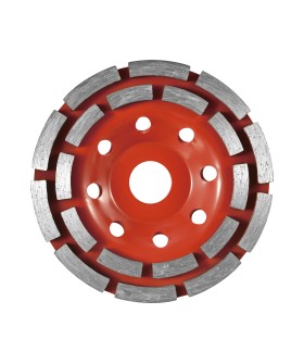 P.I.T. Чашка алмазная шлифовальная двухрядная 125x22,2 мм, 12250 об/мин, 20 сегментов (APLS19-125A)