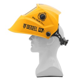 Denzel Щиток защитный лицевой (маска сварщика) F6, см. окно 93х43, Real Color, DIN4/5-8/9-13 89716