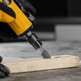 Denzel Пневмошлифмашина прямая PGS25000, 25000 об/мин, 10 шлиф. камней, цанга - 3, 6 мм, 113 л/мин 57464