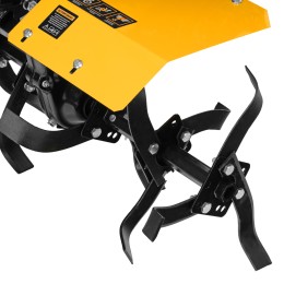 Denzel Мотоблок DPT-170, 7 л.с., ремен.сцеп, шир 85 см, глуб 35 см,фрез 3х3,ШОМ,скор 2В/1Н,кол 8" 56431