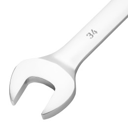 Сибртех Ключ комбинированный 34мм, никелированный 14923