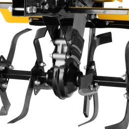 Denzel Мотоблок DPT-170, 7 л.с., ремен.сцеп, шир 85 см, глуб 35 см,фрез 3х3,ШОМ,скор 2В/1Н,кол 8" 56431