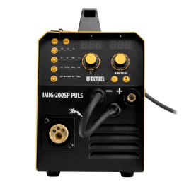 Denzel Аппарат инвертор. полуавтомат. cварки IMIG-200SP Pulse, 200 А, ПВ 60%, катушка 5 кг 94362