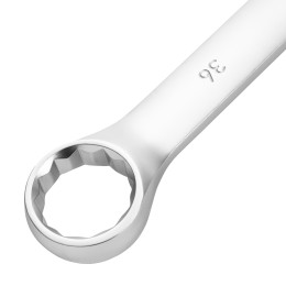 Сибртех Ключ комбинированный 36мм, никелированный 14924