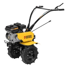 Denzel Мотоблок DPT-170, 7 л.с., ремен.сцеп, шир 85 см, глуб 35 см,фрез 3х3,ШОМ,скор 2В/1Н,кол 8" 56431