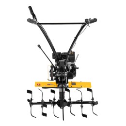 Denzel Мотоблок DPT-170, 7 л.с., ремен.сцеп, шир 85 см, глуб 35 см,фрез 3х3,ШОМ,скор 2В/1Н,кол 8" 56431