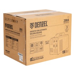 Denzel Аппарат инвертор. полуавтомат. cварки IMIG-200SP Pulse, 200 А, ПВ 60%, катушка 5 кг 94362