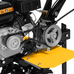 Denzel Мотоблок DPT-170, 7 л.с., ремен.сцеп, шир 85 см, глуб 35 см,фрез 3х3,ШОМ,скор 2В/1Н,кол 8" 56431