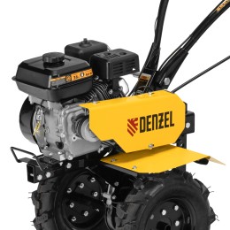 Denzel Мотоблок DPT-170, 7 л.с., ремен.сцеп, шир 85 см, глуб 35 см,фрез 3х3,ШОМ,скор 2В/1Н,кол 8" 56431