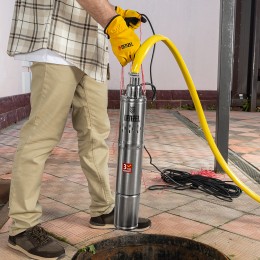 Denzel Скважинный насос DWS-4-100, винтовой, диаметр 4", 800 Вт, 1700 л/ч, напор 100 м 97252