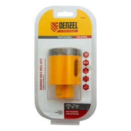 Denzel Сверло алмазное по керамограниту, 50 мм, мокрая резка, М14 72689