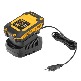 Denzel Портативная аккумуляторная газонокосилка CLM-22, Li-ion, 20В, 220 мм 58860