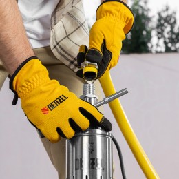 Denzel Скважинный насос DWS-4-100, винтовой, диаметр 4", 800 Вт, 1700 л/ч, напор 100 м 97252