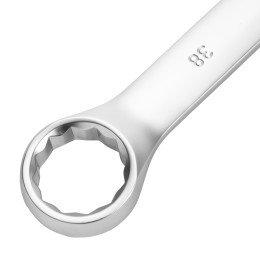Сибртех Ключ комбинированный 38мм, никелированный 14925
