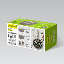 MAESTRO Ковш с крышкой Ceramic MR-4009-18S