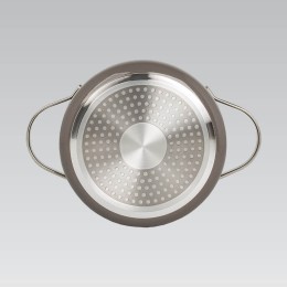 MAESTRO Кастрюля с крышкой Ceramic Shallow MR-4009-28S