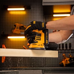 Denzel Машина шлифовальная эксцентриковая аккумуляторная COS-125, 18В Li-Ion 28470